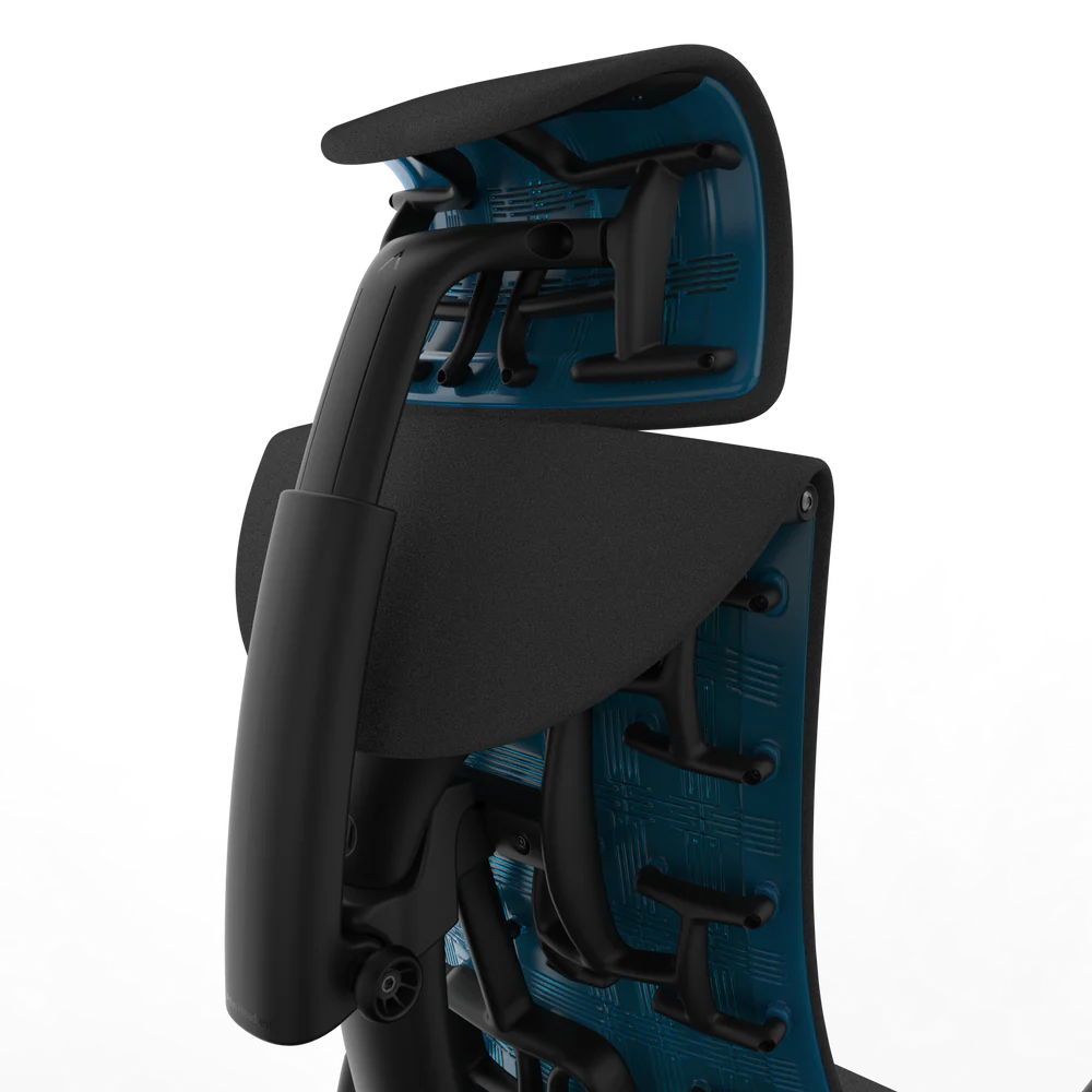 Appuie-tête Atlas pour Herman Miller Embody (Black Cyan Gaming)