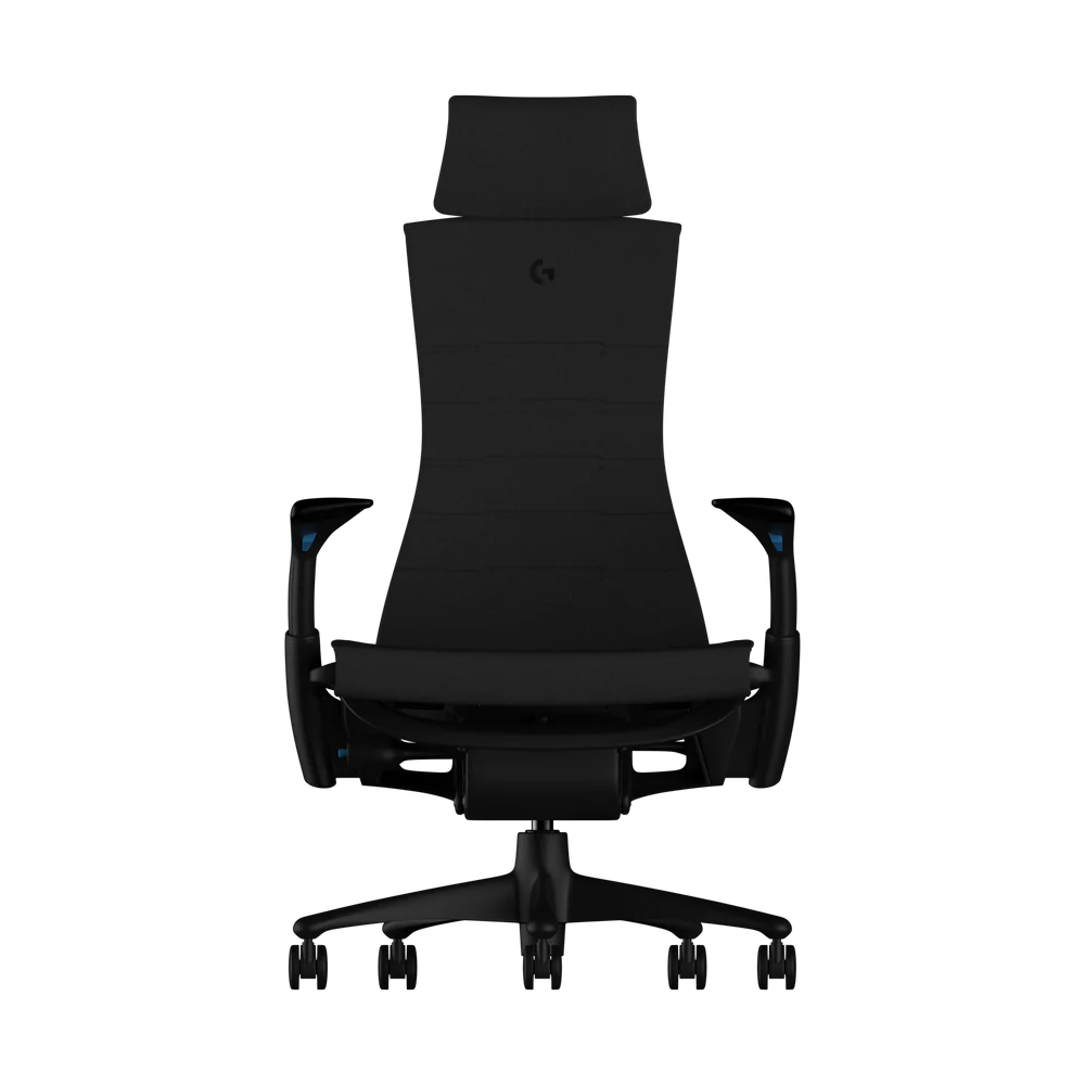 Appuie-tête Atlas pour Herman Miller Embody (Black Cyan Gaming)