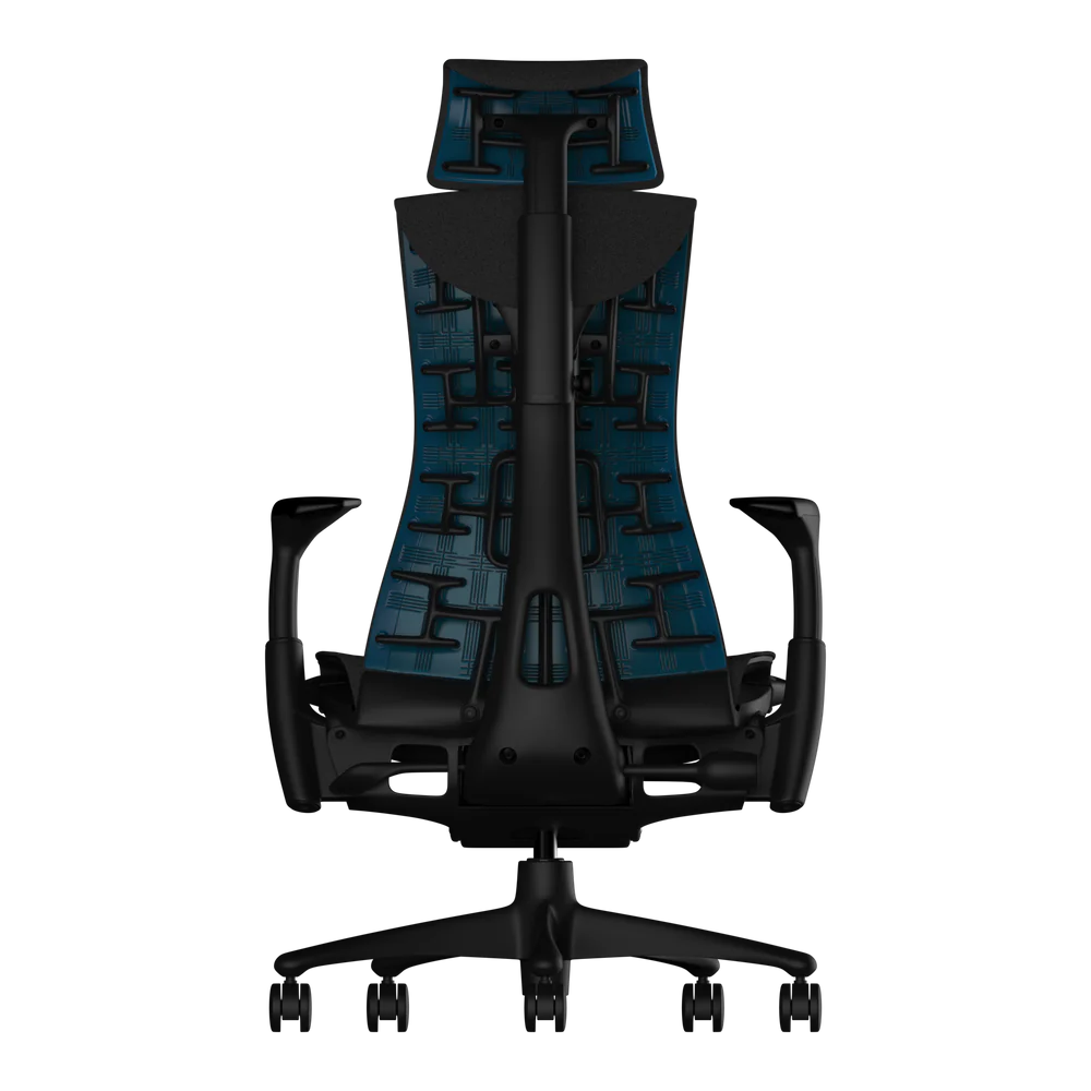 Appuie-tête Atlas pour Herman Miller Embody (Black Cyan Gaming)