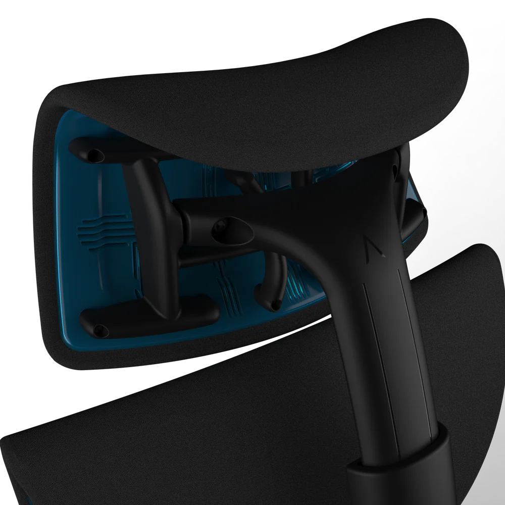 Appuie-tête Atlas pour Herman Miller Embody (Black Cyan Gaming)