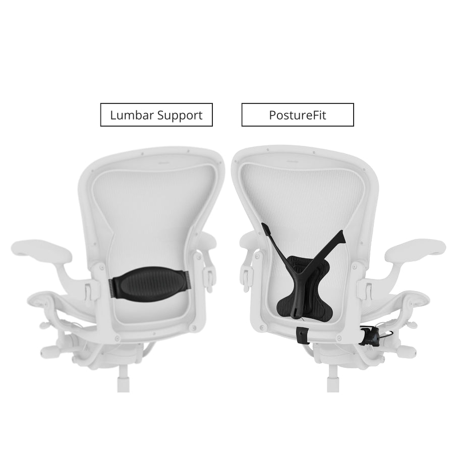 Chaise Aeron Classic Herman Miller rénovée (polie)