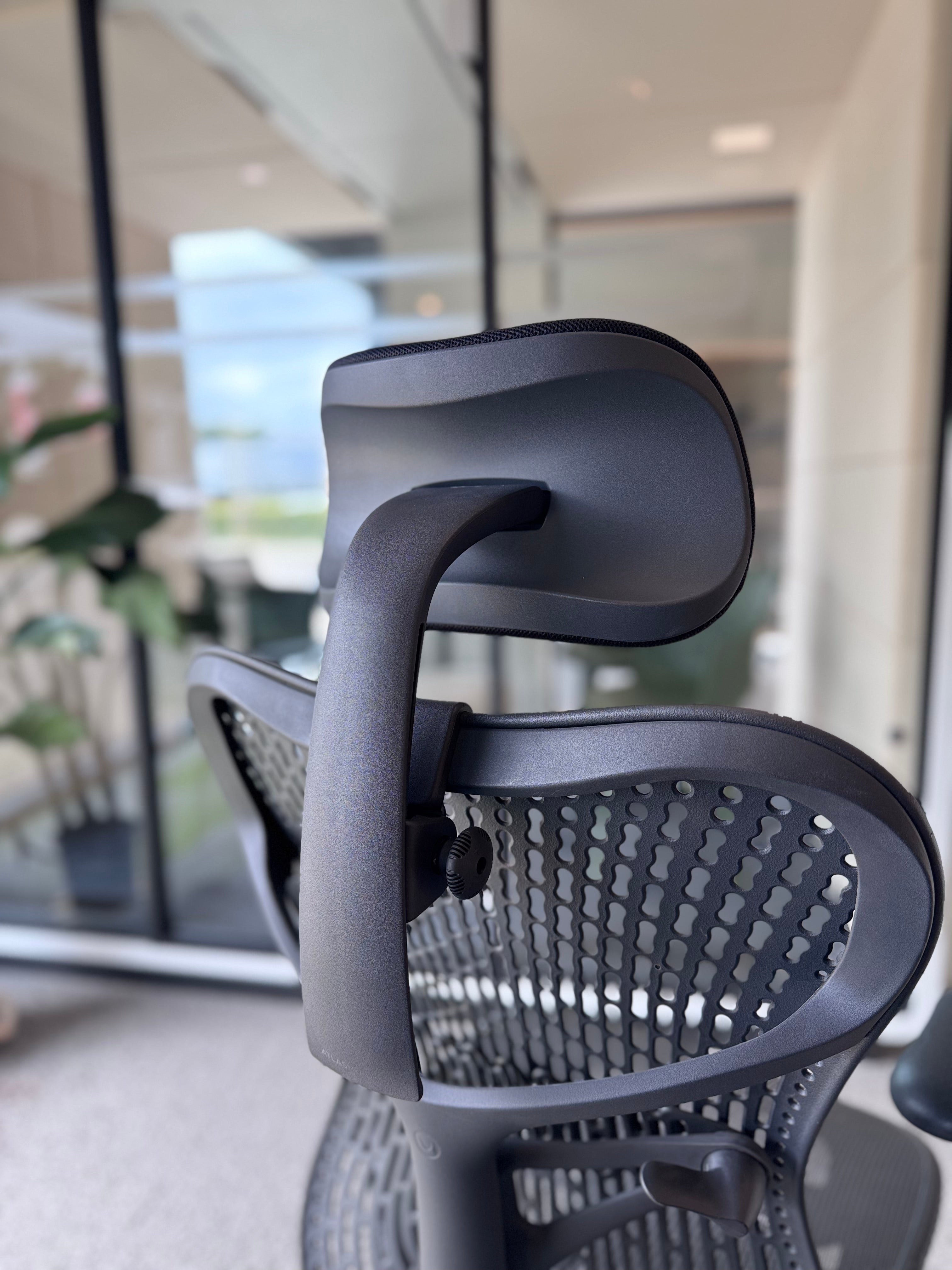 Atlas Headrest for Herman Miller Mirra 2 Graphite