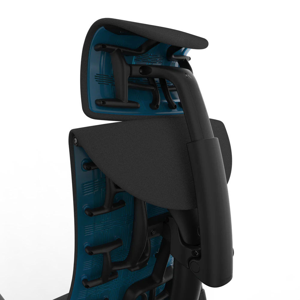 Appuie-tête Atlas pour Herman Miller Embody (Black Cyan Gaming)