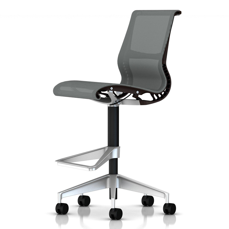 Refurbished Herman Miller Setu Stool Graphite
